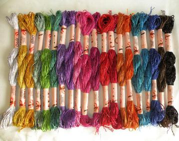 20 Strengen Metallic Borduurgaren Set / Garen Borduren Draad beschikbaar voor biedingen
