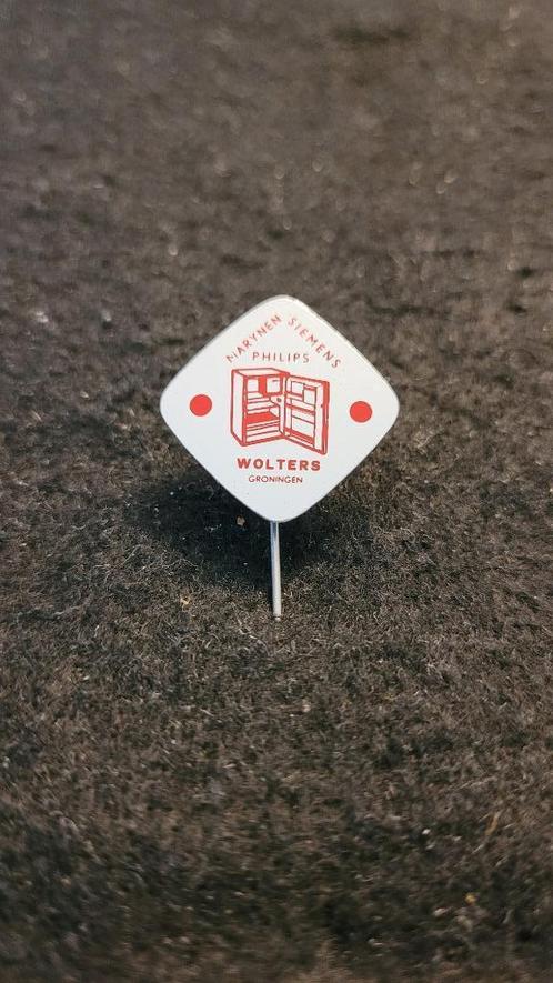 Wolters electro Groningen speldje, Verzamelen, Speldjes, Pins en Buttons, Zo goed als nieuw, Speldje of Pin, Merk, Verzenden