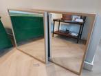 2 Ikea Stave spiegel vierkant 70x70 houten frame, Huis en Inrichting, Woonaccessoires | Spiegels, Ophalen, Vierkant, Zo goed als nieuw