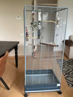 Vogelkooi, Dieren en Toebehoren, Ophalen of Verzenden, Gebruikt, Metaal, Vogelkooi