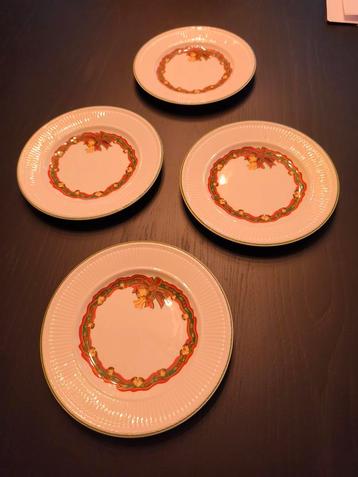 Wedgwood Christmas Time gebaksbordjes - nog 4 beschikbaar  beschikbaar voor biedingen