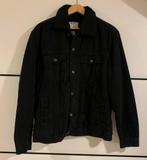 Denim - Bershka - Jacket met Teddy Voering - Maat m, Kleding | Heren, Maat 48/50 (M), Zwart, Nieuw, Ophalen of Verzenden