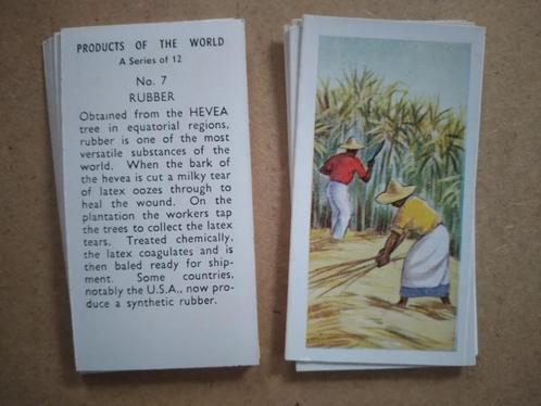 Products of the World complete set 12 trade cards 1957, Verzamelen, Overige Verzamelen, Ophalen