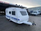 Hobby De luxe Easy 440 SF Zitje dwarsbed, Caravans en Kamperen, Caravans, Ringverwarming, Overige typen, Hobby, Bedrijf