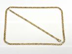 14 Karaat Bicolor Gouden Figaro Set – Handgemaakt in Italië, Sieraden, Tassen en Uiterlijk, Kettingen, Met hanger, Gebruikt, Ophalen of Verzenden