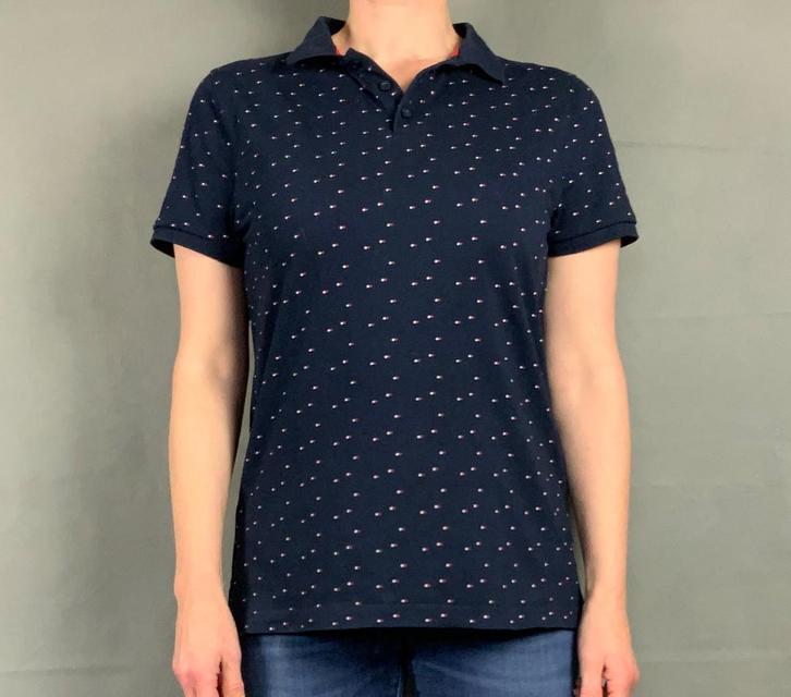 Hema Polo t-shirt met korte mouwen, maat m, blauw, Kleding | Dames, T-shirts, Zo goed als nieuw, Maat 38/40 (M), Blauw, Korte mouw