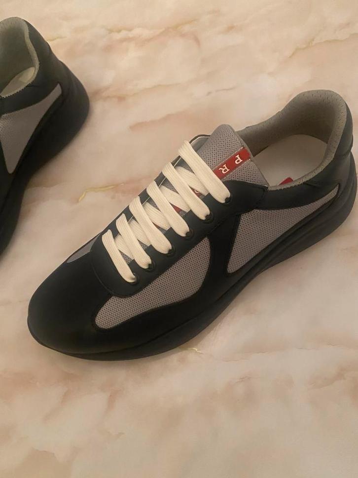 Prada America's Cup Sneakers Zwart - Maat 43 - Nieuw, Kleding | Heren, Schoenen, Nieuw, Sneakers of Gympen, Zwart, Ophalen of Verzenden