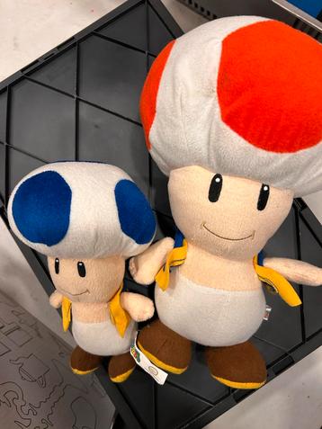 Super Mario Knuffels - Mario, Luigi, Toad beschikbaar voor biedingen