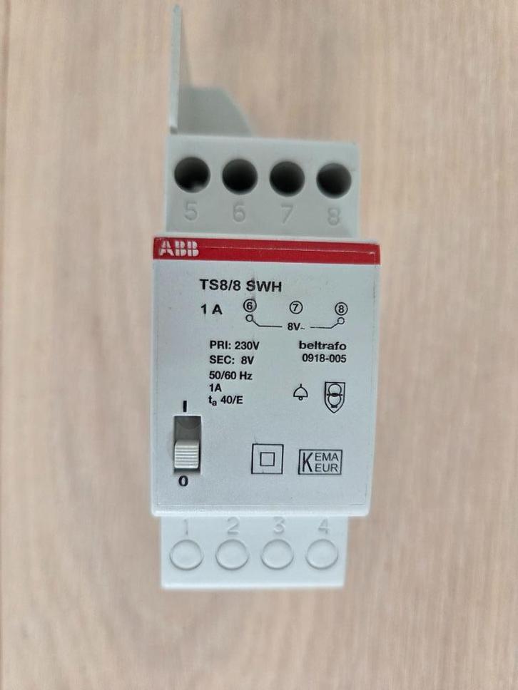 ABB HAFONORM Beltransformator 0918-005 TS8/8 SWH, Doe-het-zelf en Verbouw, Elektra en Kabels, Nieuw, Overige typen, Ophalen