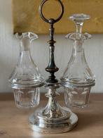 Christofle - Olie-en-azijnstelletje - Verzilverd, Ophalen