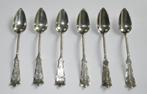 Antiek zilver koffielepels, AJ Driessen Schoonhoven ca 1930, Ophalen of Verzenden, Zilver