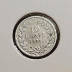 10 cent 1877 Nederland, Koning Willem III, Verzenden, Zilver, 10 cent