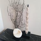 Gave set luxe woonaccessoires zeegras ornament schelpentoren, Huis en Inrichting, Ophalen of Verzenden, X, X, X