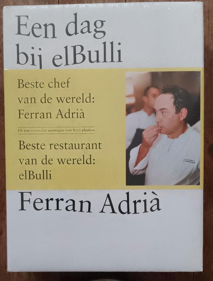 Een dag bij elBulli - Ferran Adrià - nieuw in cellofaan, Boeken, Kookboeken, Nieuw, Overige typen, Spanje, Ophalen of Verzenden