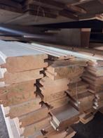 Restant vuren blokhutprofiel 44 x 144, Doe-het-zelf en Verbouw, Hout en Planken, Minder dan 25 mm, Nieuw, Ophalen of Verzenden
