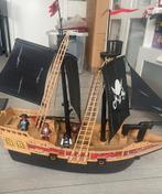 Playmobil Piratenschip & Kasteel, Hobby en Vrije tijd, Modelbouw | Boten en Schepen, Ophalen of Verzenden, Zo goed als nieuw, Groter dan 1:32