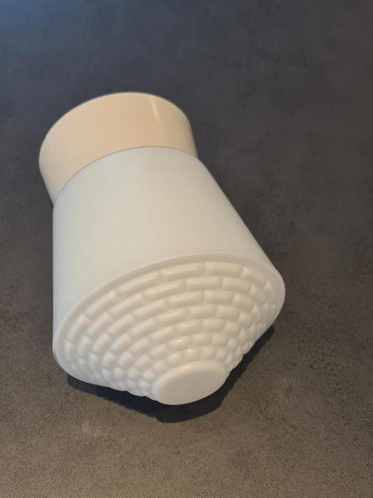 Vintage plafondlamp lamp Philips melkglas, Huis en Inrichting, Lampen | Plafondlampen, Gebruikt, Glas, Kunststof, Ophalen of Verzenden