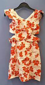 Zara girl rood wit gebloemd jurkje open zijkant 116 nr 42471, Meisje, ., Ophalen of Verzenden, Zo goed als nieuw