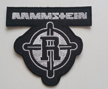 Rammstein erg mooie en nieuwe shaped patch nieuw 36 beschikbaar voor biedingen