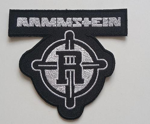 Rammstein erg mooie en nieuwe shaped patch nieuw 36, Verzamelen, Muziek, Artiesten en Beroemdheden, Nieuw, Kleding, Verzenden