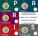Frankrijk 2 euro 2024 coincard - Olympische spelen Hercules, Postzegels en Munten, Munten | Europa | Euromunten, 2 euro, Setje