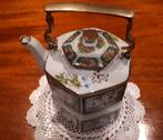 Zeshoekig theepotje met warmhouder, Antiek en Kunst, Ophalen of Verzenden