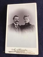 CDV, Vrouw/Man, A. VAN BEURDEN, TILBURG, Carte de Visite 3, Ophalen of Verzenden, Voor 1940, Gebruikt, Foto