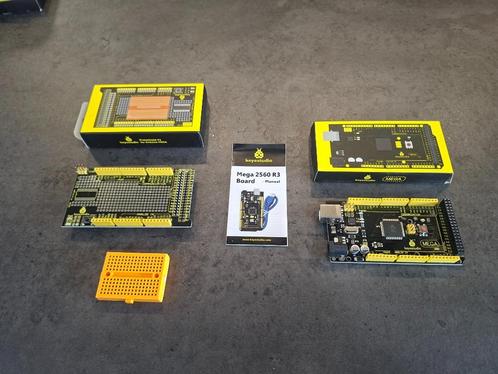 Keyestudio Arduino Mega 2560 R3 + Proto Shield V3, Hobby en Vrije tijd, Elektronica-componenten, Nieuw, Ophalen of Verzenden