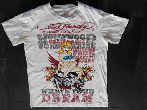 Ed Hardy by Christian Audigier., Kleding | Heren, T-shirts, Zo goed als nieuw, Maat 52/54 (L), Overige kleuren, Ophalen