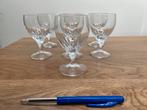 7 kristallen sherryglaasjes, Ophalen of Verzenden, Zo goed als nieuw, Overige typen