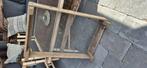 Brocante oude houten zeef/ bollenbak, Ophalen