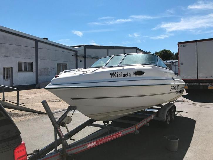Speedboot sunbird  200 cc met trailer dubbelasser, Watersport en Boten, Motorboten en Motorjachten, Gebruikt, Polyester, Tot 6 meter