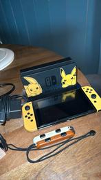 Nintendo Switch Evee/Pikachu Editie, Spelcomputers en Games, Spelcomputers | Nintendo Switch, Gebruikt, Ophalen of Verzenden, Switch Original