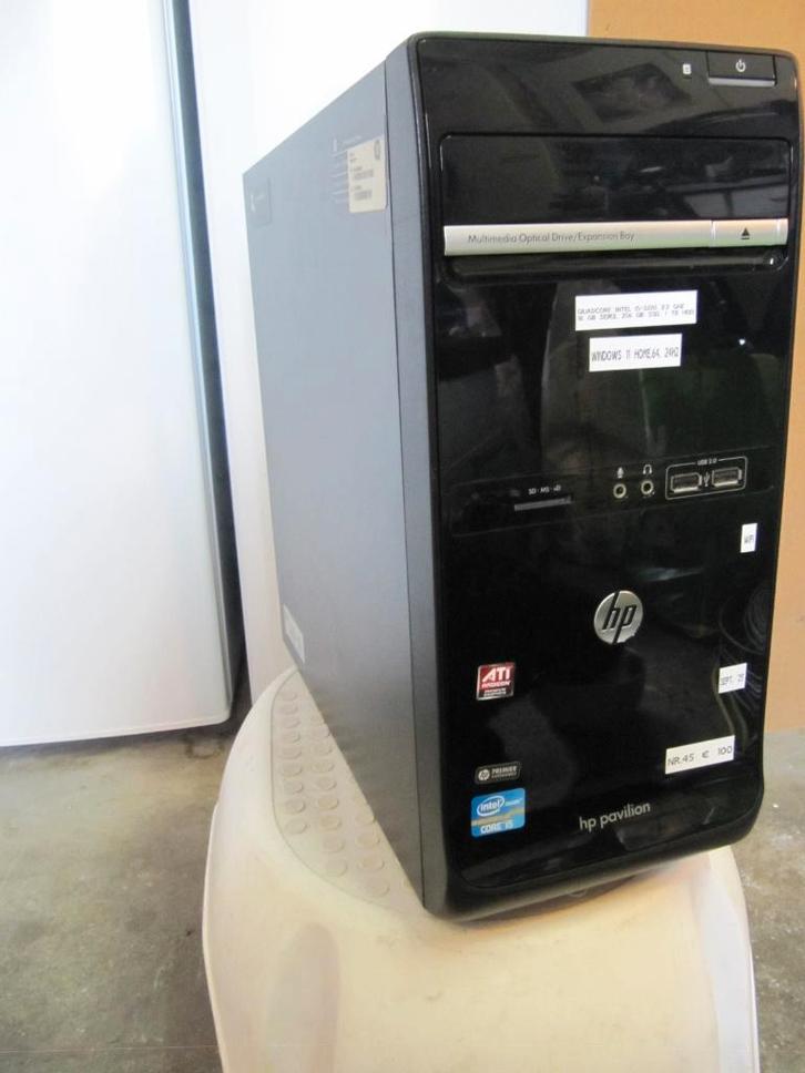 (45)QuadCore Intel Core i5-3220.3,2 Ghz.16Gb,256 SSD,500 HDD, Computers en Software, Computerbehuizingen, Zo goed als nieuw, Ophalen of Verzenden