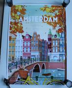 poster Amsterdam, Rechthoekig Staand, Ophalen of Verzenden, Zo goed als nieuw, A1 t/m A3