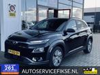 Hyundai Kona EV COMFORT 64 kWh STUUR & STOELVERW. CAMERA, Gebruikt, Huisgarantie, Met garantie (alle), Zwart