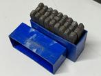 Inslag letters 27 dlg. 8mm, Doe-het-zelf en Verbouw, Gereedschap | Handgereedschap, Ophalen, Gebruikt