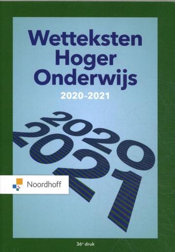 Wetteksten Hoger Onderwijs 2020-2021 beschikbaar voor biedingen