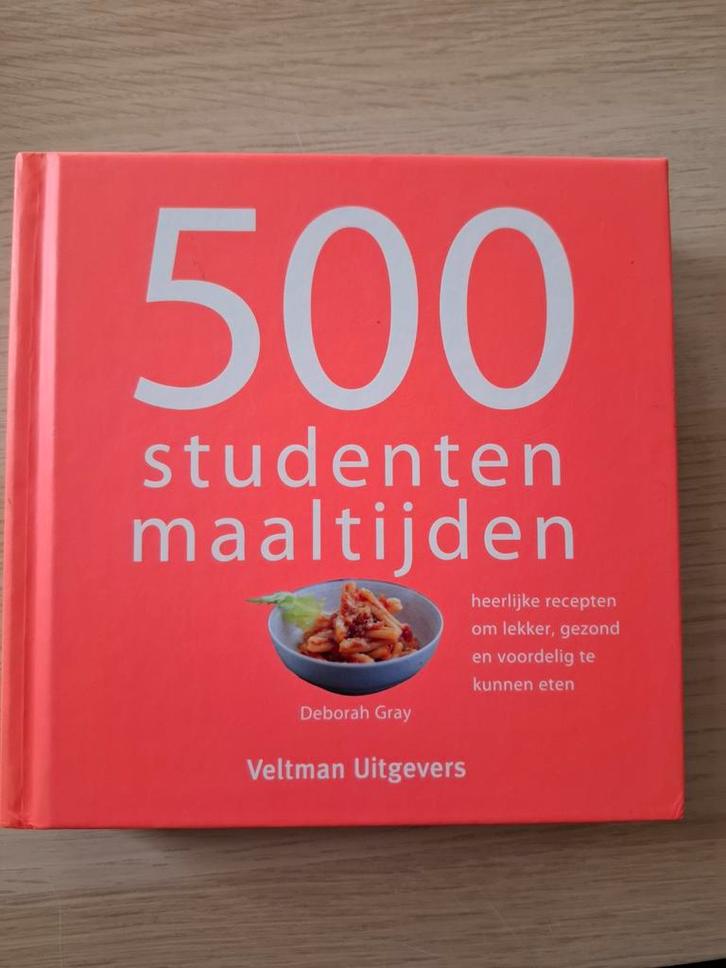 500 Studentenmaaltijden - Kookboek, Boeken, Kookboeken, Zo goed als nieuw, Voorgerechten en Soepen, Hoofdgerechten, Tapas, Hapjes en Dim Sum