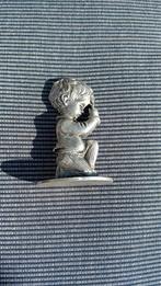 Tinnen beeldje van biddend kind, Antiek en Kunst, Antiek | Tin, Ophalen of Verzenden