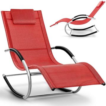 Tillvex- schommelstoel rood-tuin ligstoel- relax ligstoel- l