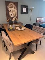 - SERA COLLECTIE - Oak tafel, Ophalen, Eikenhout, 50 tot 100 cm, Rechthoekig