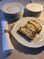 Witte Hutschenreuther Dresden gebakschalen-bordjes, Ophalen, Gebruikt, Bord(en), Effen