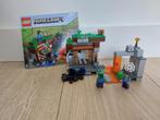 minecraft lego set de verlaten mijn, Ophalen of Verzenden, Gebruikt, Complete set, Lego