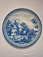 Vintage delfts blauw bord, Ophalen of Verzenden