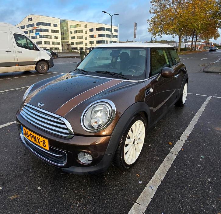 Mini 1.6 Cooper AUT 2011 Bruin, Auto's, Mini, Particulier, Cooper, ABS, Airbags, Alarm, Elektrische ramen, Lichtmetalen velgen
