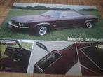 Opel Manta Berlinetta 09 1972, Boeken, Ophalen of Verzenden, Zo goed als nieuw, Opel