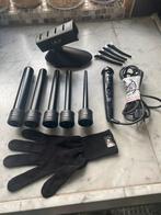 ISO 5P wand Twister krulset,handschoen,klemmen,statief Zgan!, Ophalen of Verzenden, Zo goed als nieuw, Krultang of Stijltang
