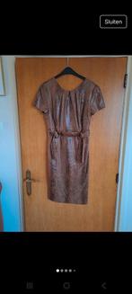 NIEUW Ana Alcazar jurk in croco lederlook, Kleding | Dames, Jurken, Maat 38/40 (M), Bruin, Verzenden, Nieuw