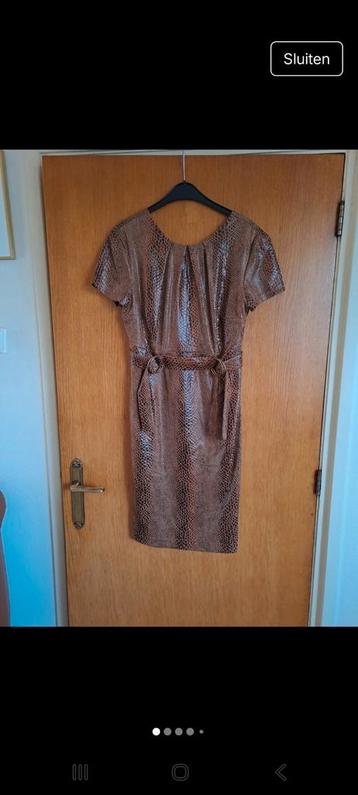 NIEUW Ana Alcazar jurk in croco lederlook beschikbaar voor biedingen